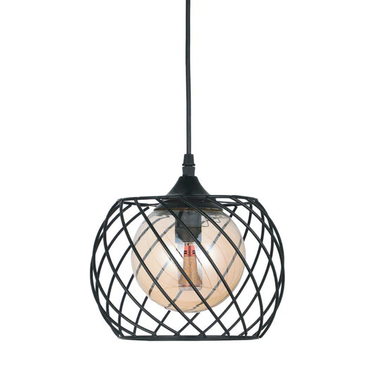 Basket Black Pendant Lights