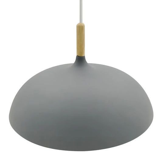 Modern Grey Dome Ceiling Light PL 7684-GY