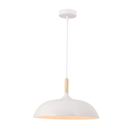 Glossy White Dome Ceiling Light (PL 7684-WH)