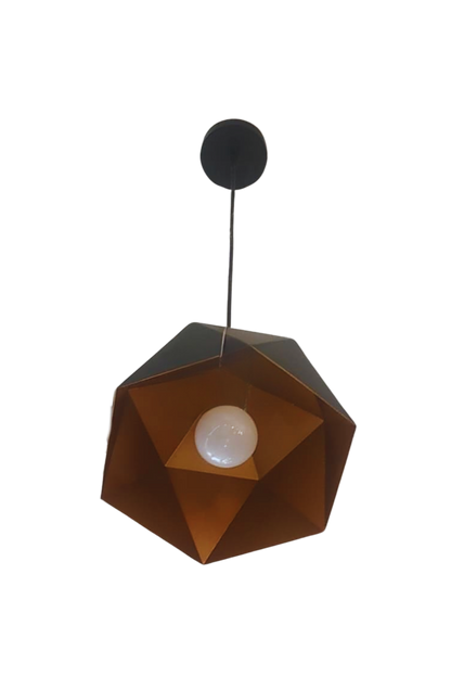 Modern Geometric Pendant Light (PL 7825-01-BK)