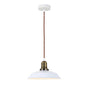 Minimalist White Dome Pendant Light