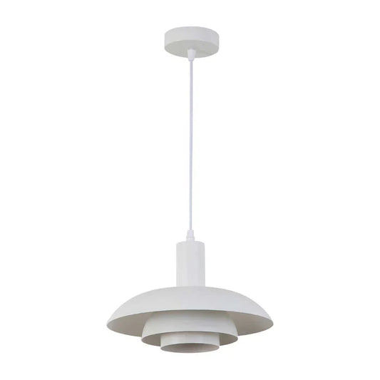 Modern Scandinavian White Dome Pendant Light