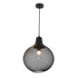 Modern Matte Black Mesh Pendant Light
