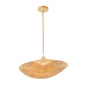 Bamboo Pendant Lamp – Natural Wood Finish, 40cm (PL WD25-09)