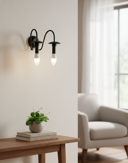 Vintage Style Dual-Bulb Lantern (PL 4353-02)