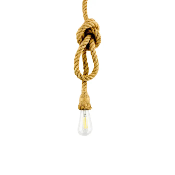 Vintage Hemp Rope Pendant Light - Eco-Friendly E27 (PL RP03-01)