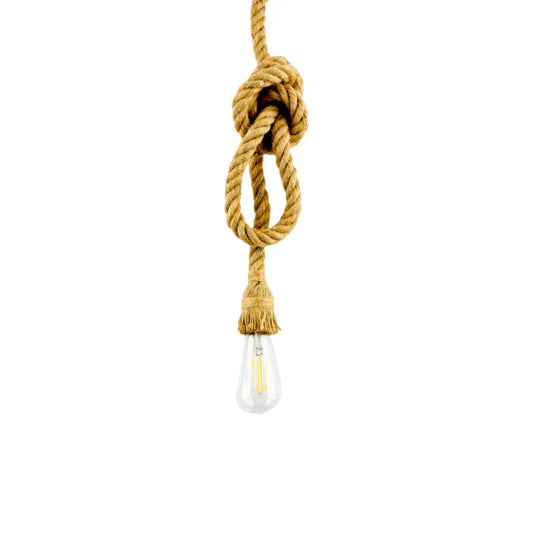 Vintage Hemp Rope Pendant Light - Eco-Friendly E27 (PL RP03-01)