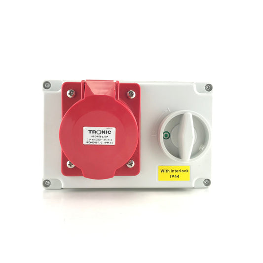 16A 5Pin Industrial Socket InerLock