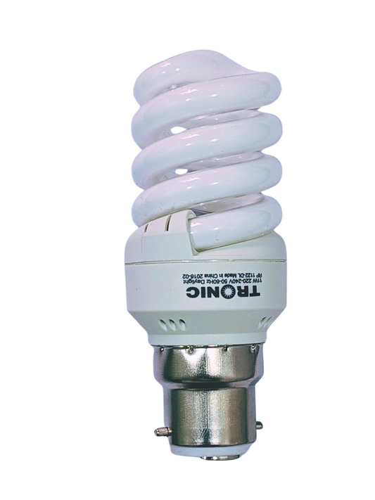 11W Spiral Bulb (E22-Pin) - Energy Saver
