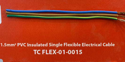 1.5mm 1Core Flexible Power Cable