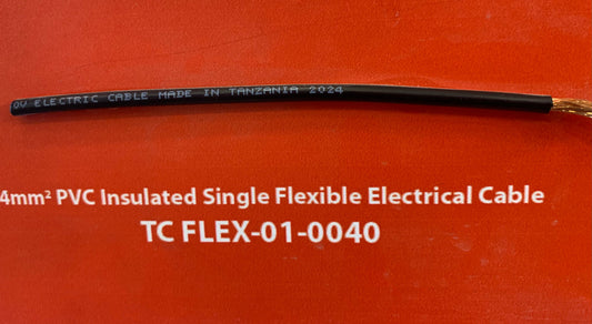 4mm 1Core Flexible Power Cable - (Per m)