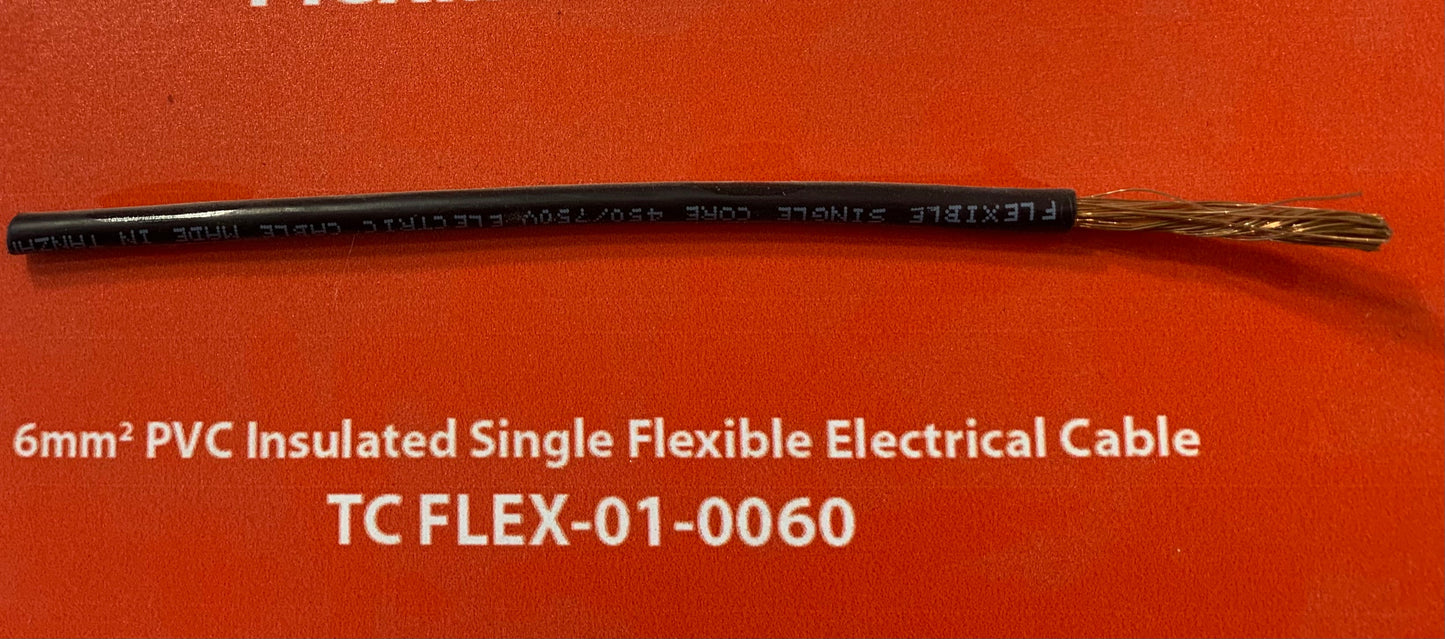 6mm 1Core Flexible Power Cable