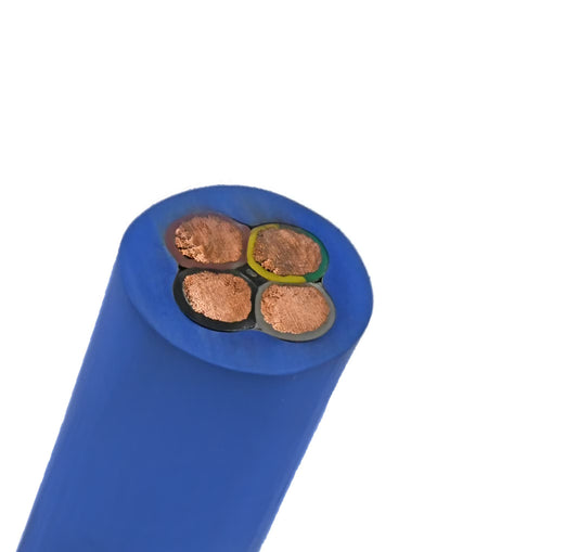 1.5mm 4Core Flexible Power Cable - Submersible (TC FLEX-04-0015-WP-BL)