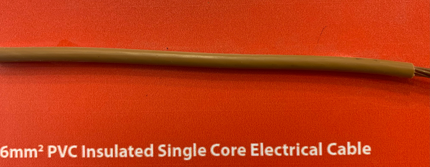 6mm Single Core Power Cable (TC SCRE-ST-0060-)