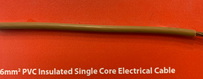 6mm Single Core Power Cable (TC SCRE-ST-0060-)