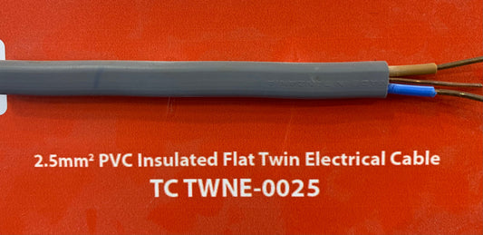2.5mm Twin Power Cable - (Per m)