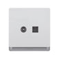 Premium CAT6 Single Data Outlet w/TV Socket - TD Range