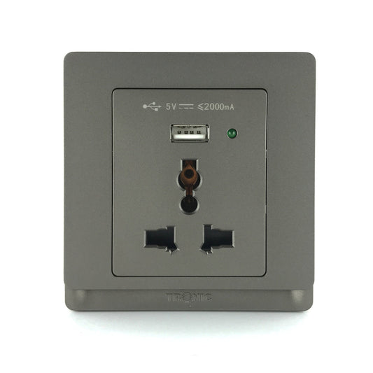 Premium Single Outlet W USB - TD Range