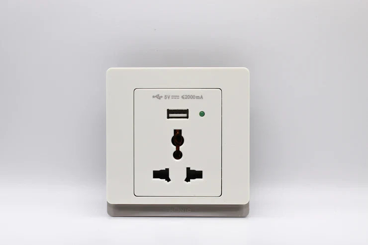 Premium Single Outlet W USB - TD Range
