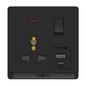 Premium Universal Single Outlet w/USB - TD Range