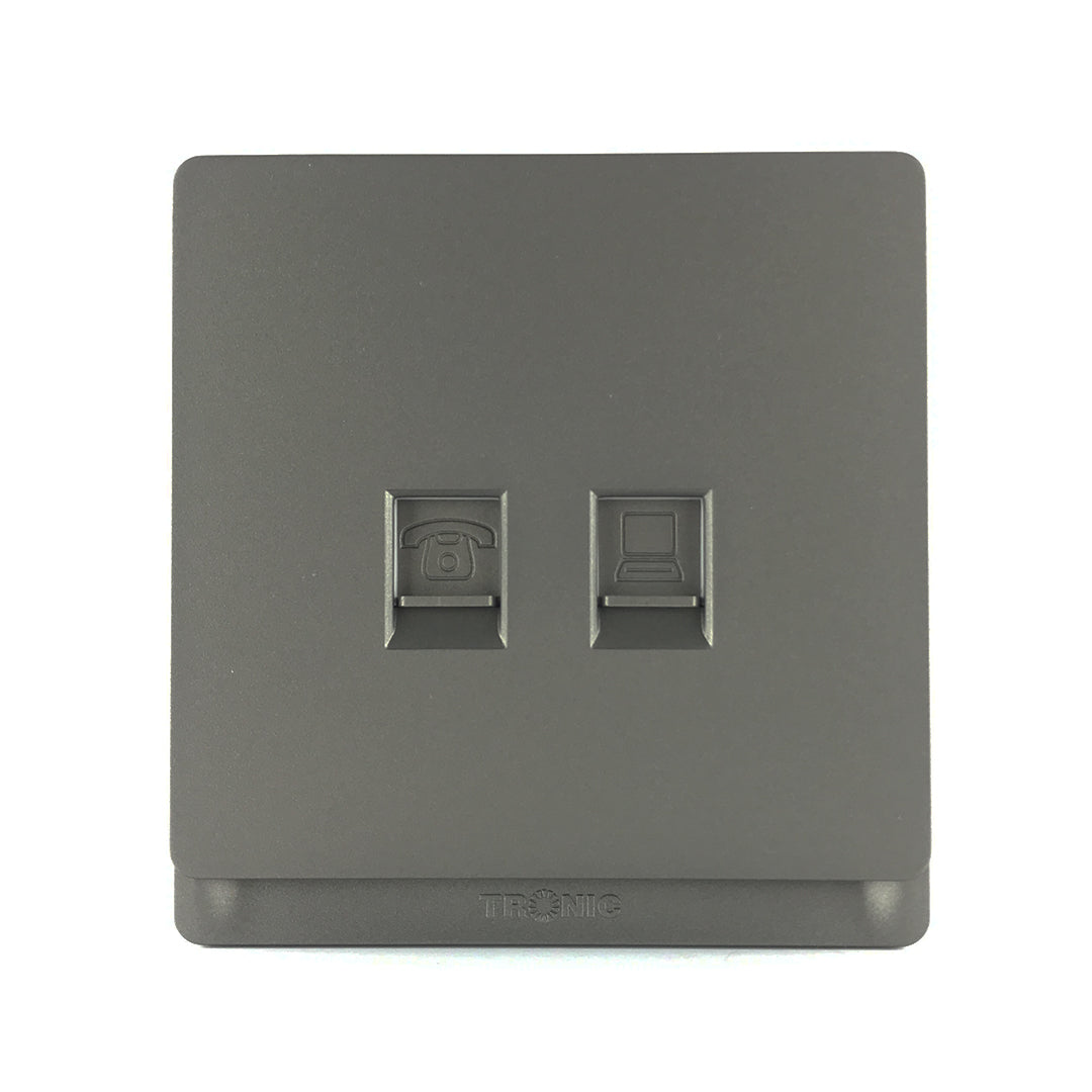 Premium Tel and PC Single Outlet - TD Range