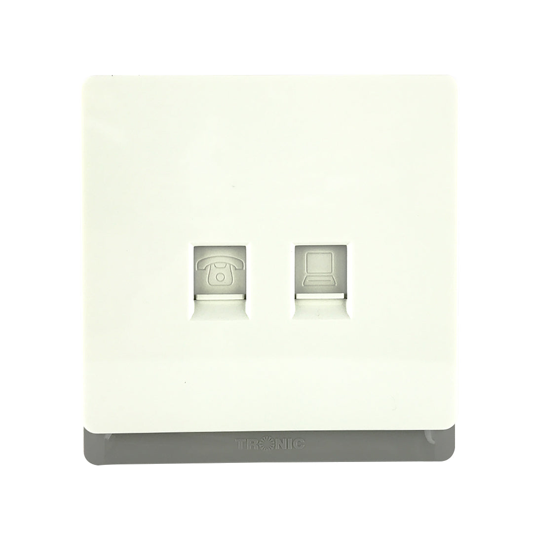 Premium Tel and PC Single Outlet - TD Range