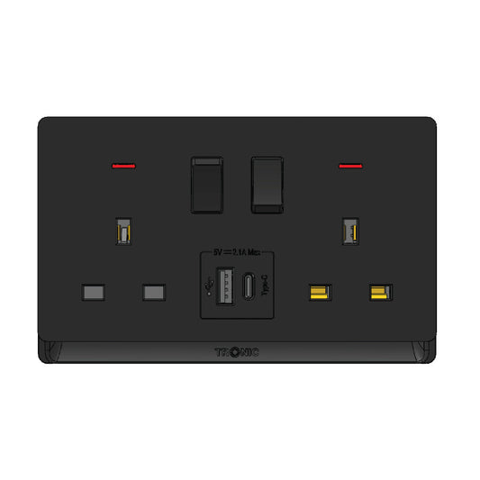 Premium Double Outlet w/USB - TD Range