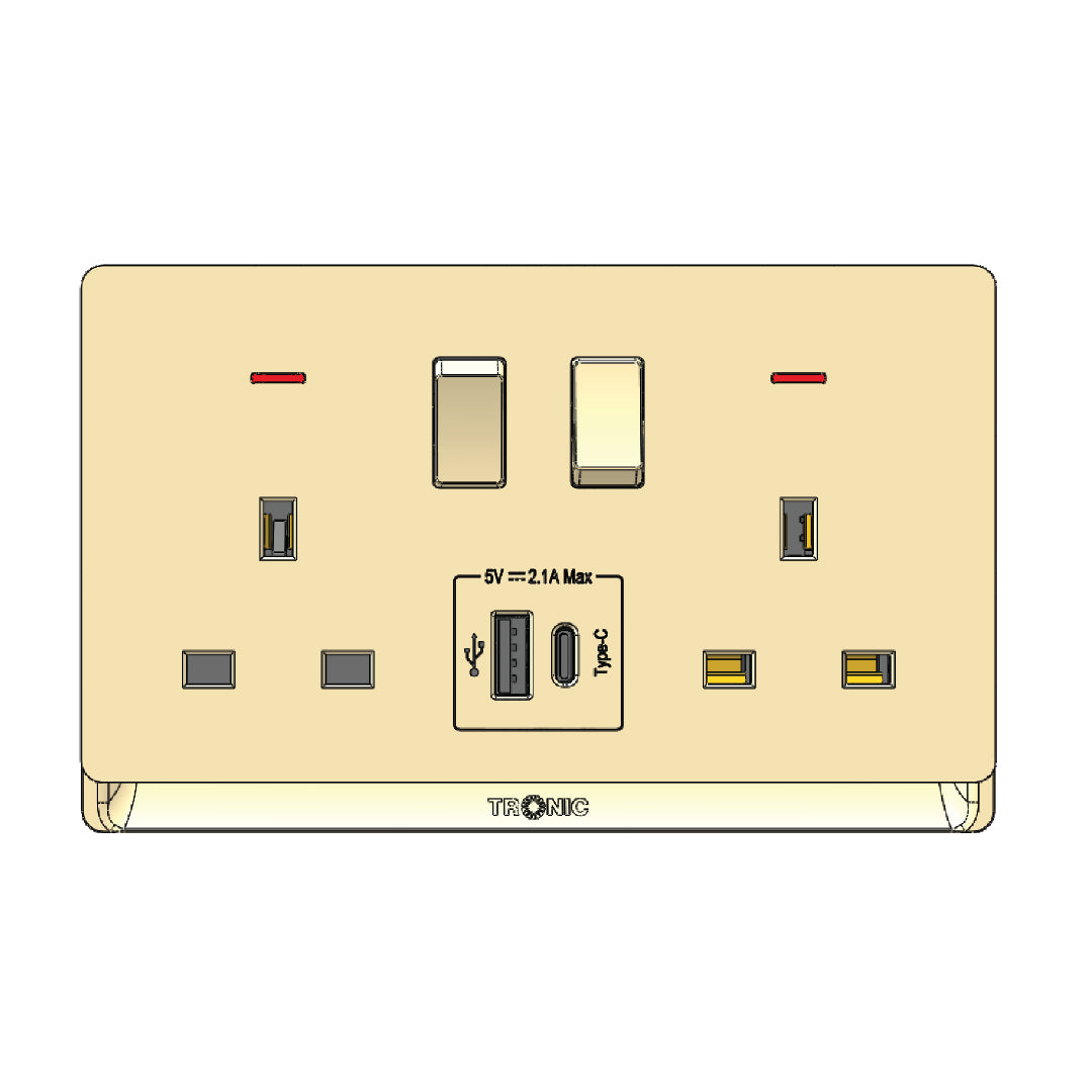 Premium Double Outlet w/USB - TD Range