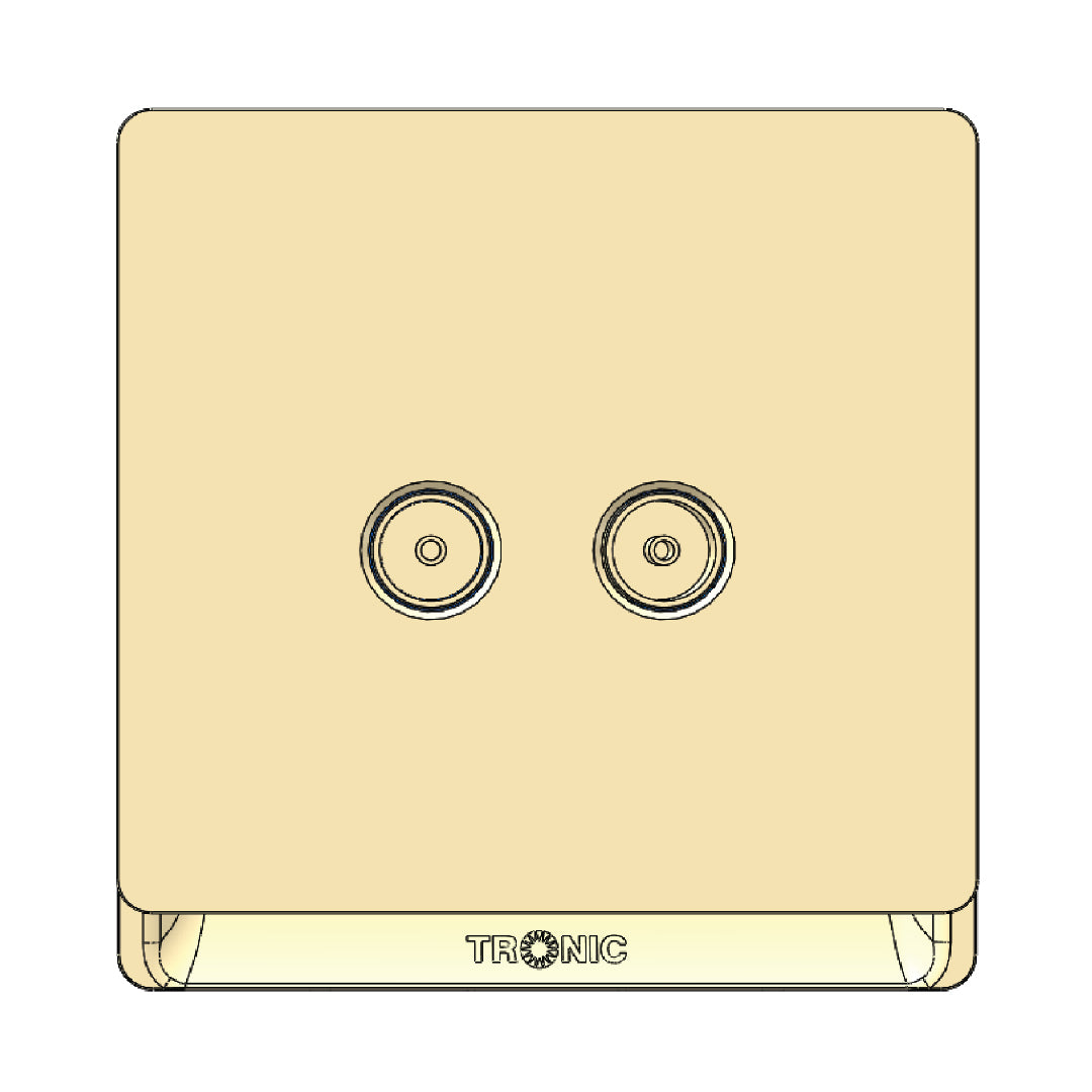 Premium 2Gang TV Socket - TD Range
