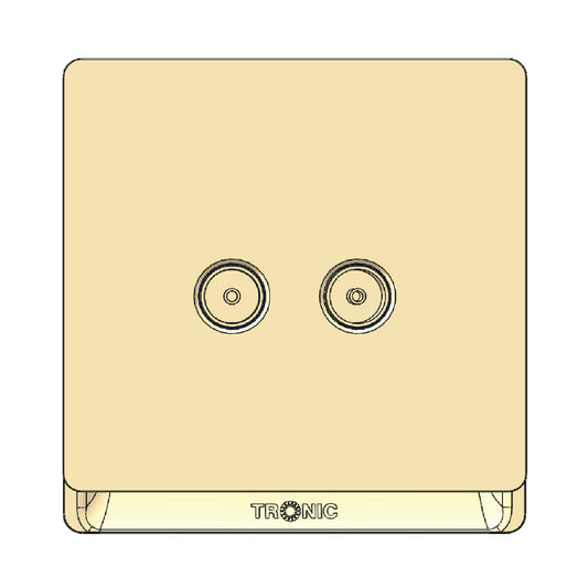 Premium 2Gang TV Socket - TD Range