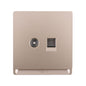 Premium CAT6 Single Data Outlet w/TV Socket - TD Range