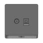 Premium CAT6 Single Data Outlet w/TV Socket - TD Range