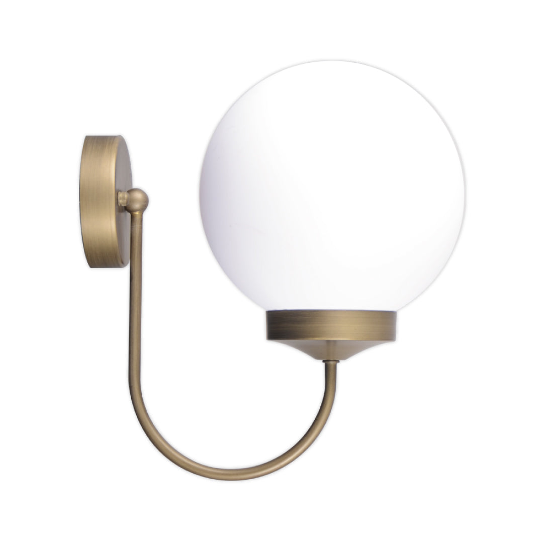 U-Shaped Black Globe Wall Light (TG GLBU-20-10-8)