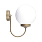 U-Shaped Black Globe Wall Light (TG GLBU-20-10-8)
