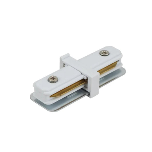 White Tracklight Connector with 2 Wires (TL C200-WH)