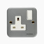 Premium Metal Single Outlet