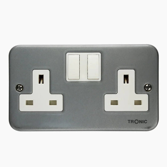 Premium Metal Double Outlet