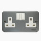 Premium Metal Double Outlet