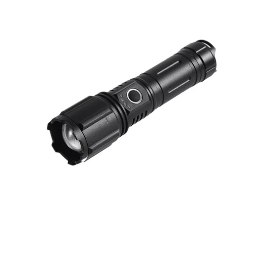 Rechargeable LED Flashlight – 800 Lumens, Zoom, Long-Distance Beam (TO 0800-02)