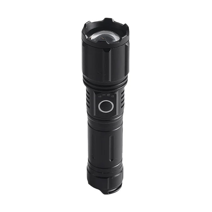 Rechargeable LED Flashlight – 800 Lumens, Zoom, Long-Distance Beam (TO 0800-02)