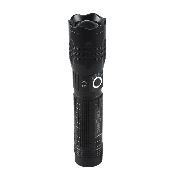 Zoomable LED Torch 1200L Flashlight w Type C (TO 1200-UC)