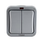 2Gang 2Way Waterproof Switch