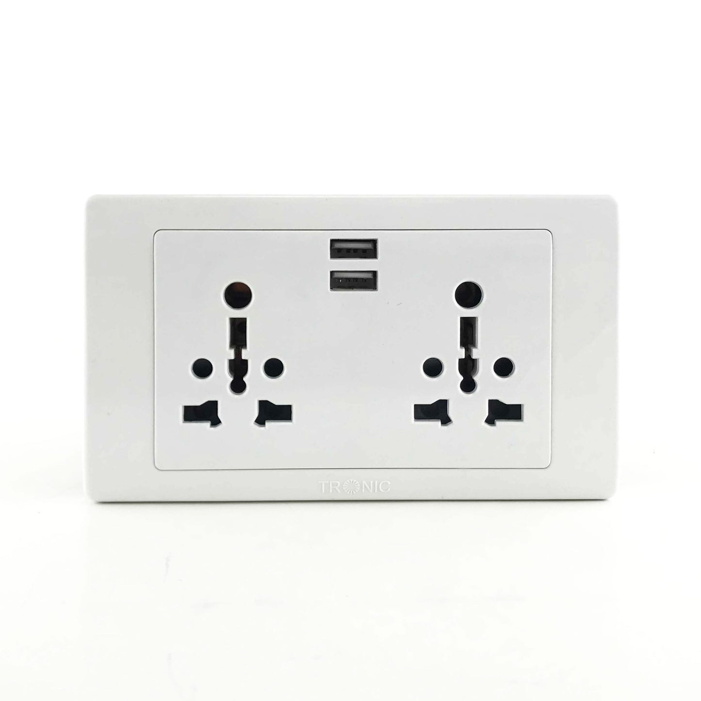 Universal Double Outlet w/2 USB