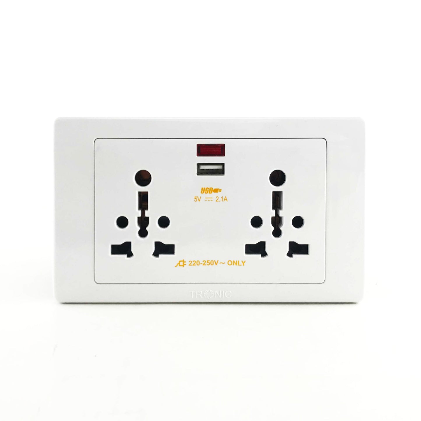 Universal Double Outlet w/1 USB