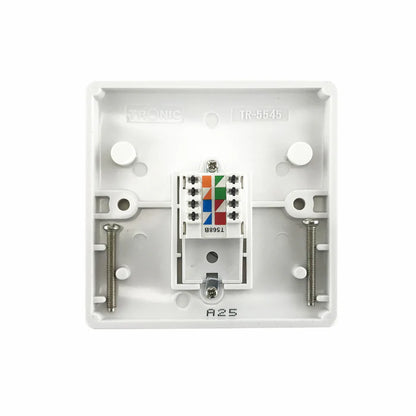 1Gang RJ45 Data Single Outlet (8-TERMINAL) - TR5545