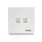 6Line RJ11 Telephone Single Outlet