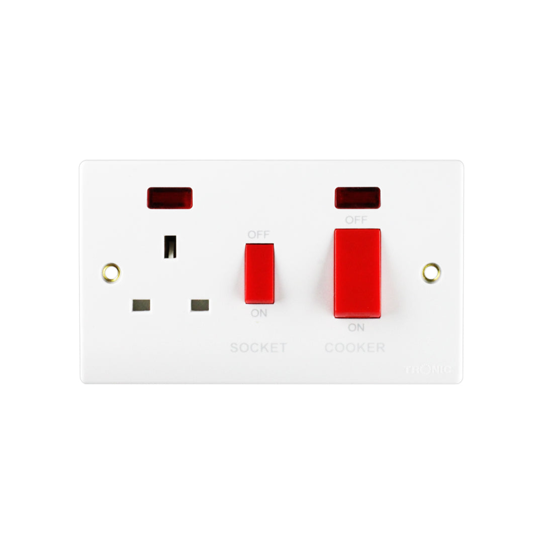 Cooker Control Unit w/Outlet