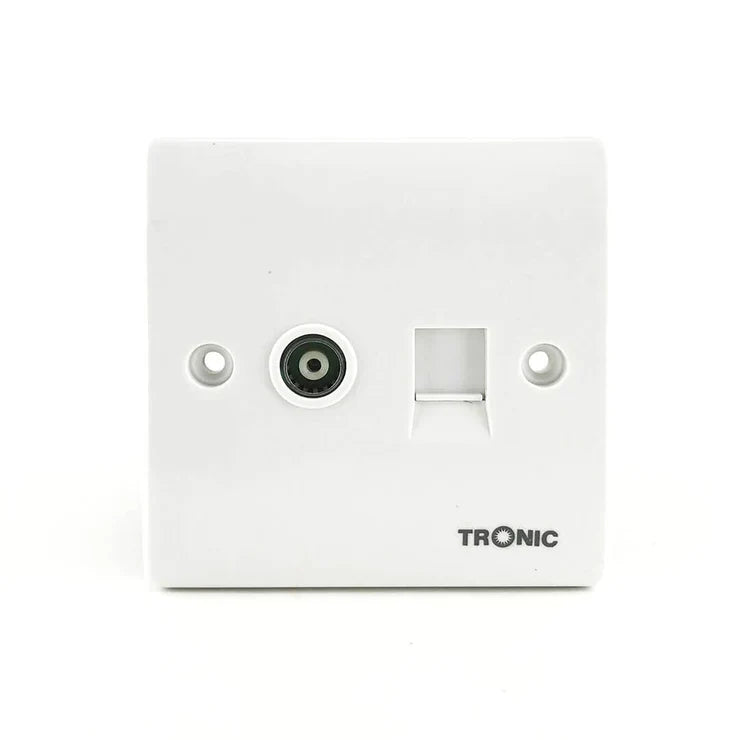 1Gang TV And Data Single Outlet