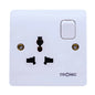 Universal Single Outlet w/Button