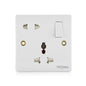 1Gang 16A Switch + 13A Outlet
